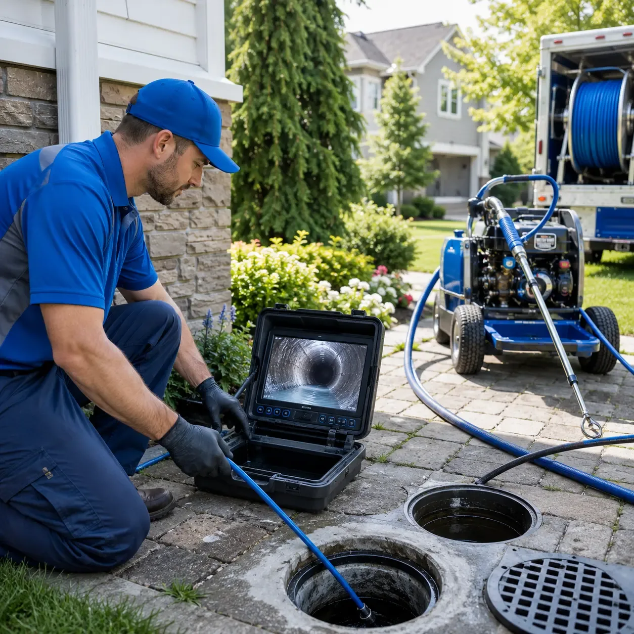 Outdoor drain cleaning professionals serving Luling, TX