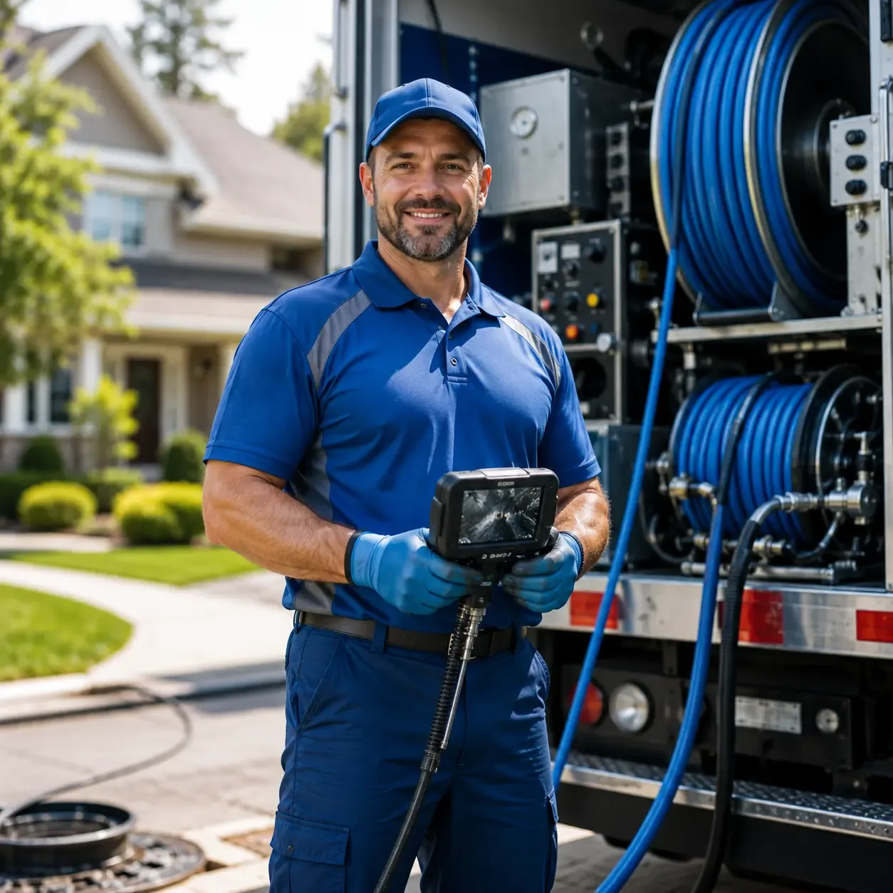 Local outdoor drain cleaning specialists in Luling, TX